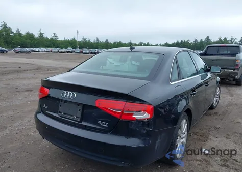 2013 Audi A4 2.0T Premium из США, поврежденный, VIN WAUBFAFL2DA169125